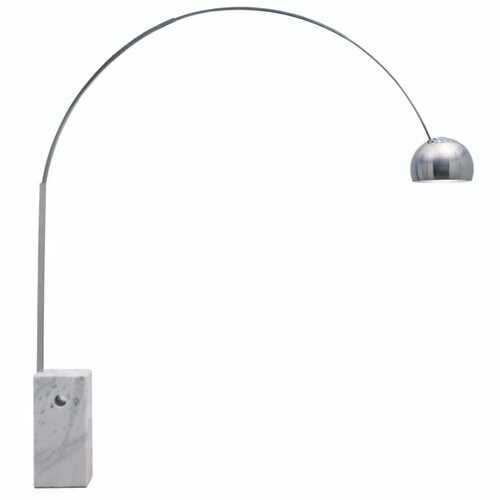 Achille Castiglioni Bogenleuchte in Wei�