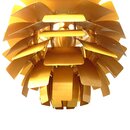Kleine PH Artichoke Lamp in Gold