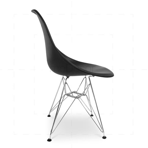 Chaise DSR dEames en noir