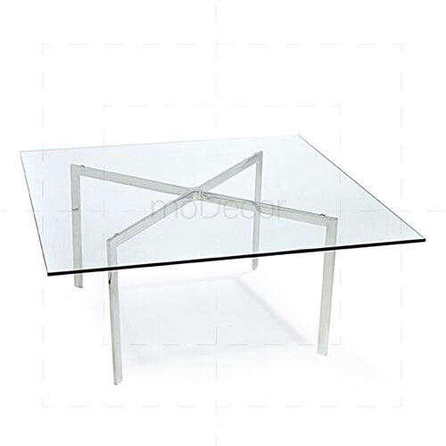 Table basse Barcelona de Mies van der Rohe