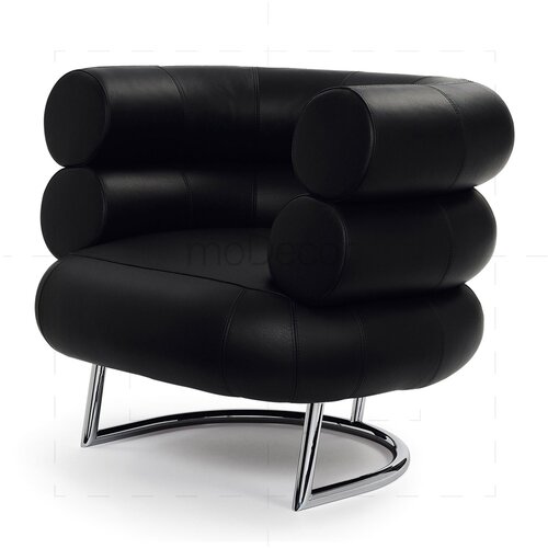 Eileen Gray Bibendum Sessel in Schwarz