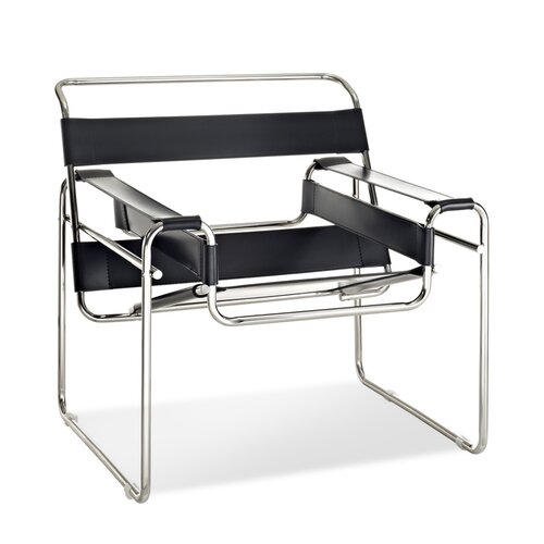 Marcel Breuer Wassily Chair in Schwarz