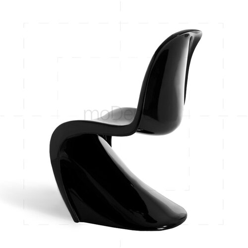 2er Set Verner Panton Stuhl in Schwarz