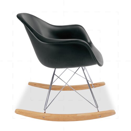 2er Set Eames RAR Stuhl in Schwarz