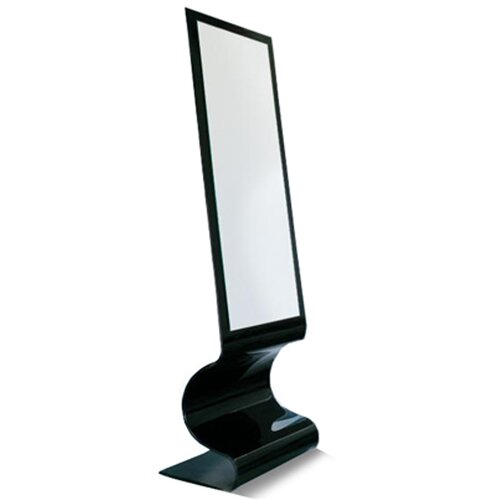 Vertikaler Standspiegel aus geformtem Glas