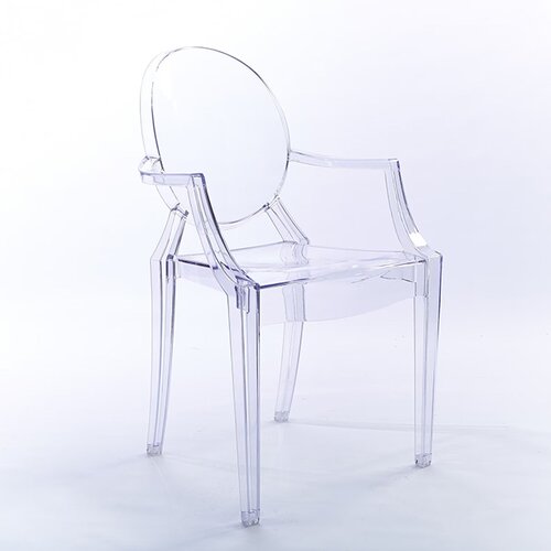 Louise Stuhl Ghost Chair mit Armlehne