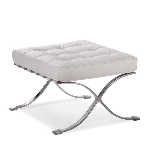 Pouf Barcelona en blanc