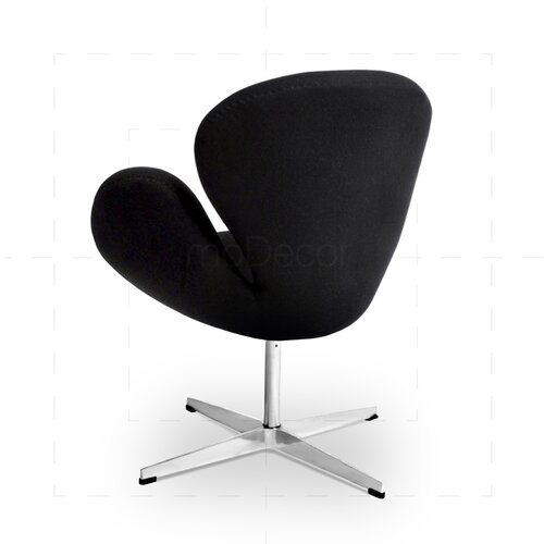 Arne Jacobsen Schwan Stuhl in Schwarz