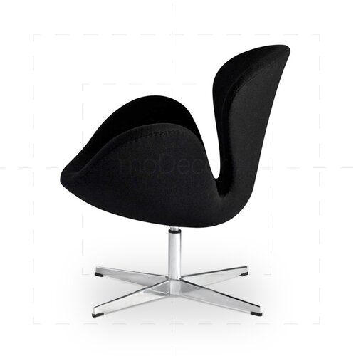 Arne Jacobsen Schwan Stuhl in Schwarz