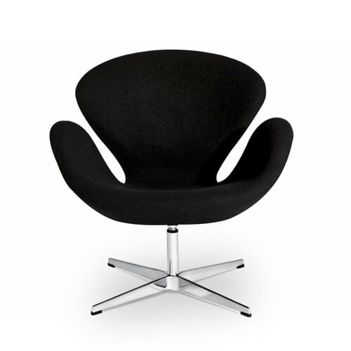Chaise Swan dArne Jacobsen en noir