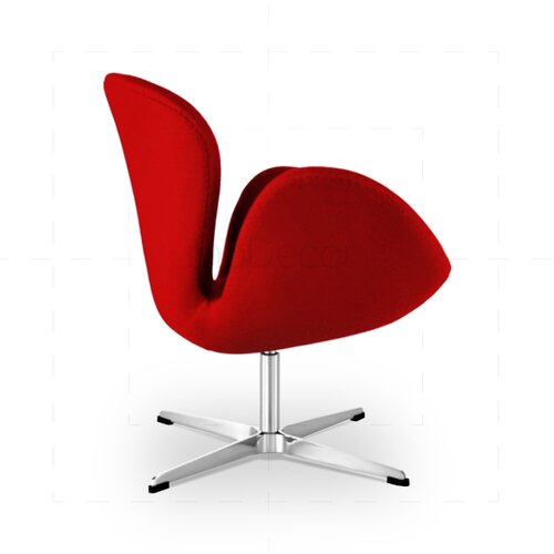Arne Jacobsen Schwan Stuhl in Rot