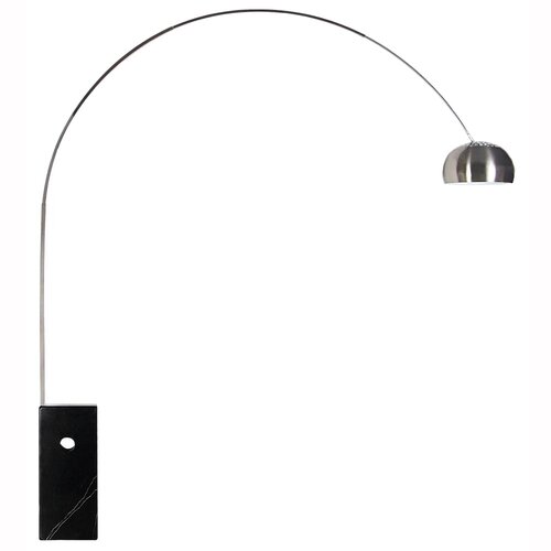 Achille Castiglioni booglamp in zwart