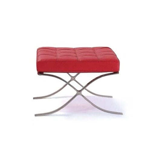 Pouf Barcelona en rouge