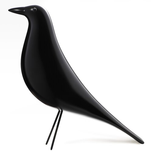 Eames House Bird in Schwarz