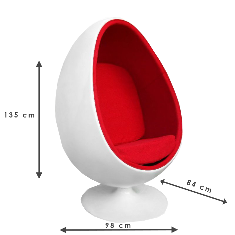 Eero Aarnio Egg Chair Red Pad 719 00